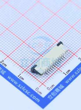 FFC/FPC连接器 1.0-12P上接 SMD,P=1mm BOOMELE(博穆精密)
