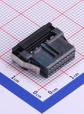 IDC连接器(牛角/简牛) 5243-20YPS0BW01 P=1.27mm Wcon(维峰电子)