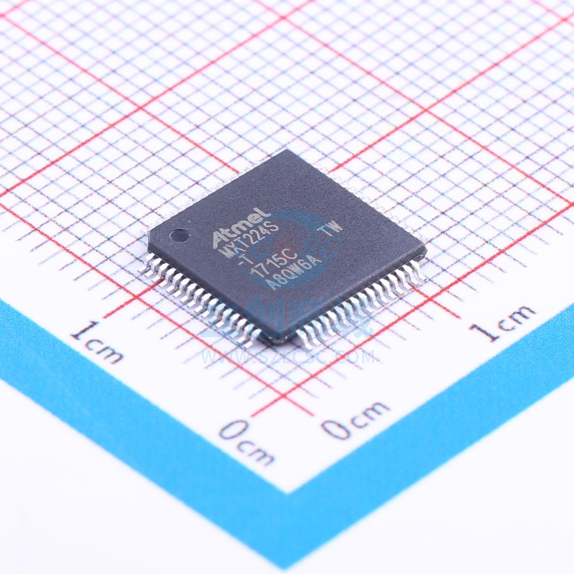 触摸屏控制器 ATMXT224S-ATR TQFP-64 MICROCHIP(美国微芯)