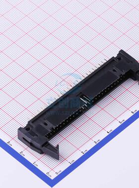 IDC连接器(牛角/简牛) 2.54-2*25P牛角 直插,P=2.54mm BOOMELE(博