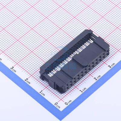 IDC连接器(牛角/简牛) 1658621-5 P=2.54mm TE Connectivity(美国