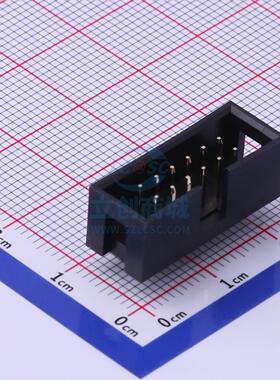 IDC连接器(牛角/简牛) 3110-12SG0BK00A1 直插,P=2.54mm Wcon(维