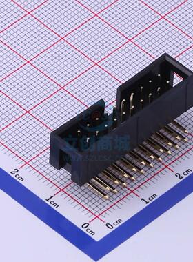 IDC连接器(牛角/简牛) 3110-20RG0BK00A1 弯插,P=2.54mm Wcon(维