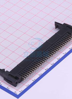 IDC连接器(牛角/简牛) 2.54-2*32P牛角 直插,P=2.54mm BOOMELE(博