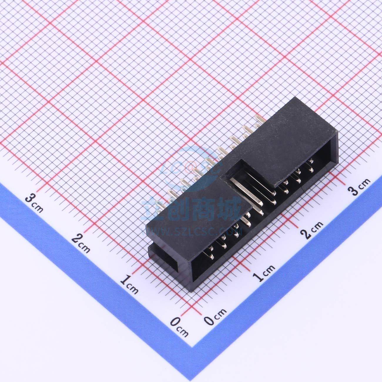 IDC连接器(牛角/简牛) X9555WV-2x09-6TV01 直插,P=2.54mm XKB Co