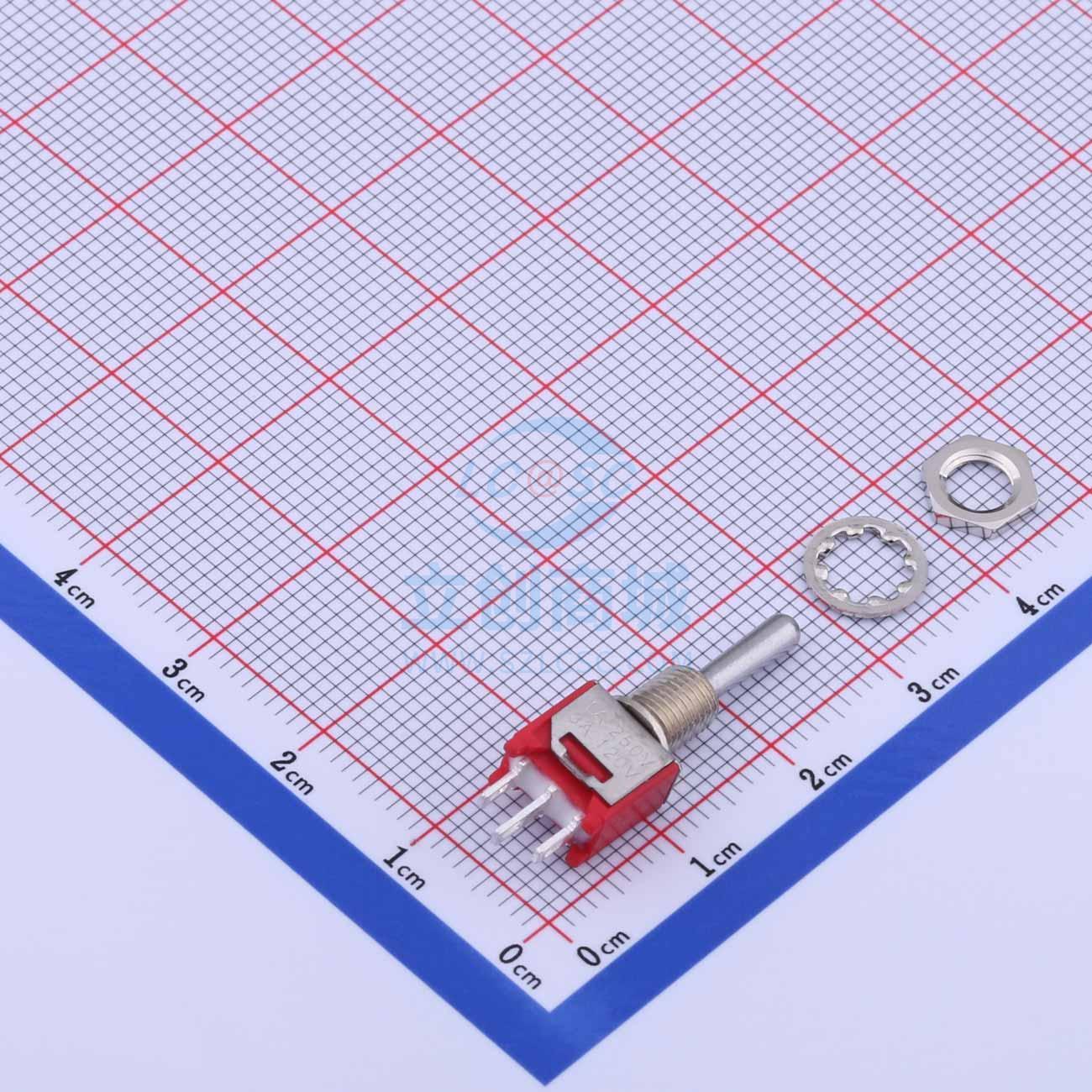 钮子开关 2MS3T1B1M1QES-5 插件 Dailywell(德利威)