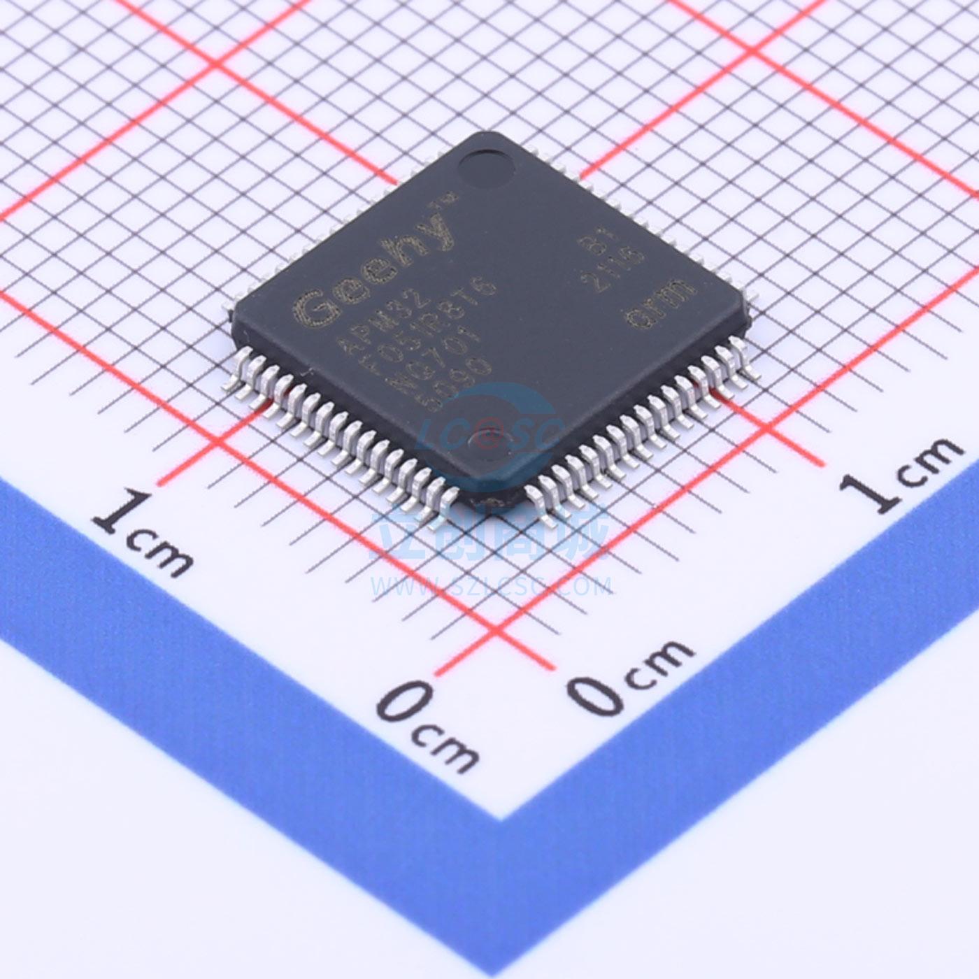 单片机(MCU/MPU/SOC) APM32F051R8T6 LQFP-64 Geehy(珠海极海)