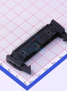 IDC连接器(牛角/简牛) 2.54-2*17P直牛角 直插,P=2.54mm BOOMELE(
