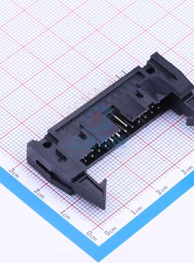 IDC连接器(牛角/简牛) 2.54-2*12P牛角 直插,P=2.54mm BOOMELE(博