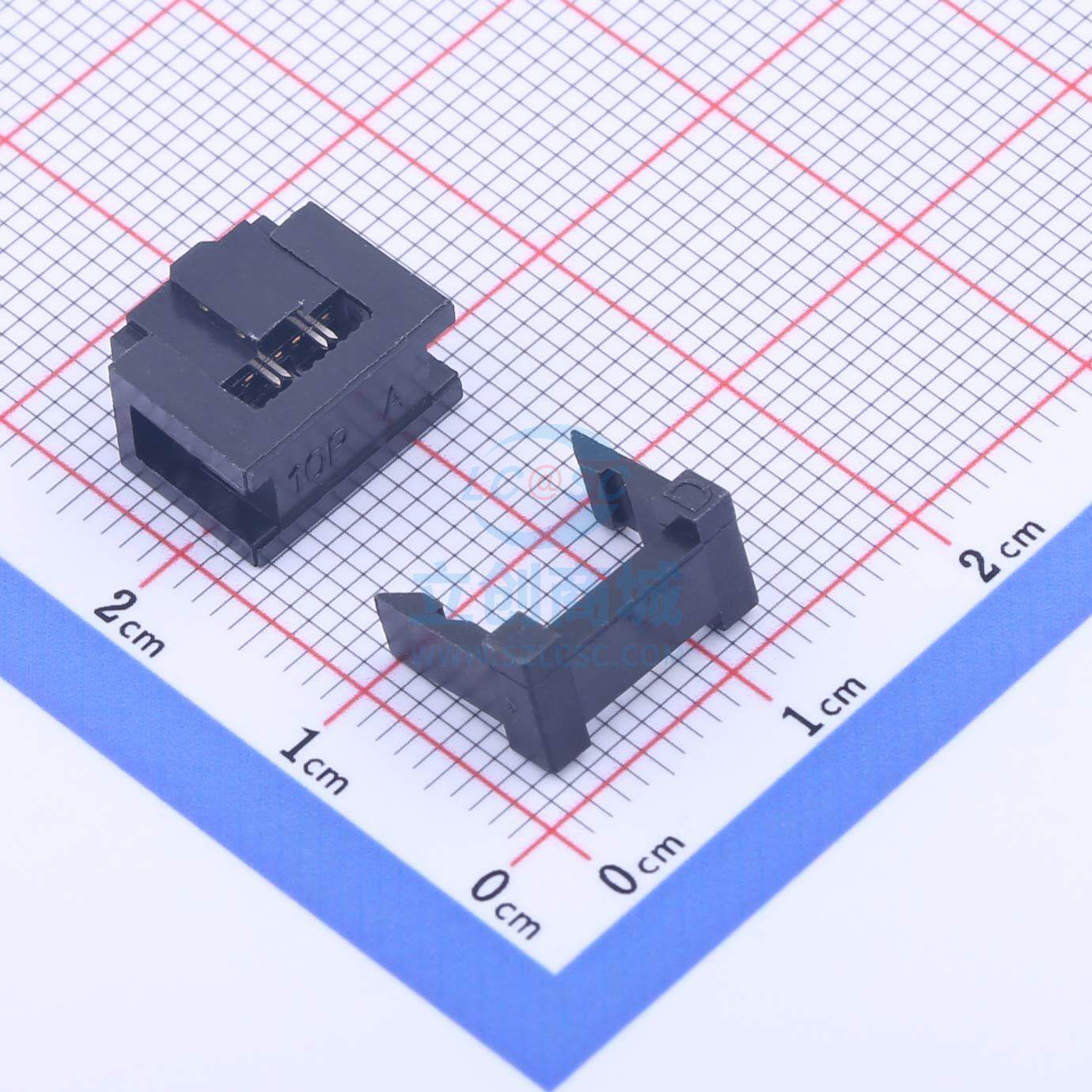 IDC连接器(牛角/简牛) X1270H-2x05A-PTAuSn P=1.27mm XKB Connec