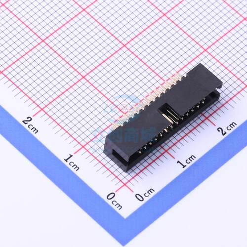IDC连接器(牛角/简牛) X1270WV-2x13B-6TV01 直插,P=1.27mm XKB C