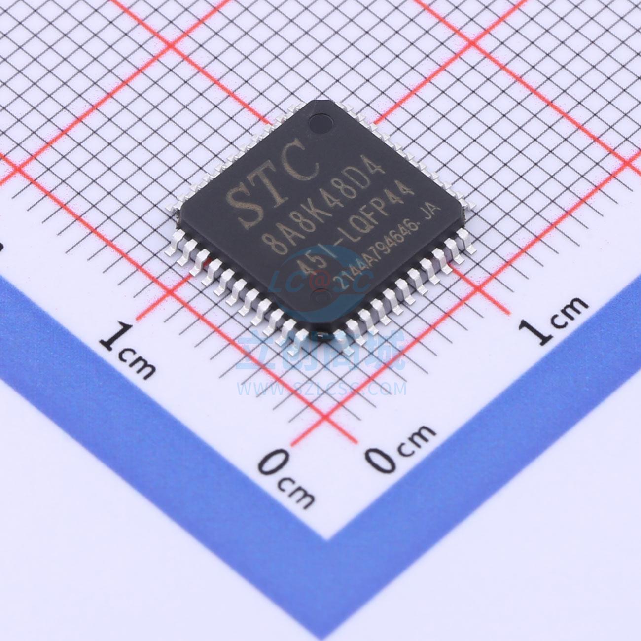 单片机(MCU/MPU/SOC) STC8A8K48D4-45I-LQFP44 LQFP44 STC(宏晶)
