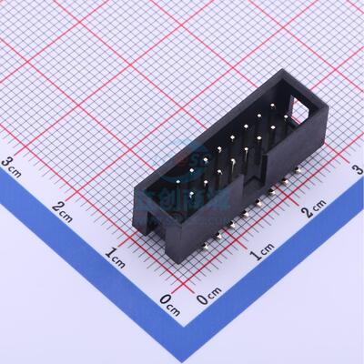 IDC连接器(牛角/简牛) BH-00018 SMD,P=2.54mm Liansheng(连盛)