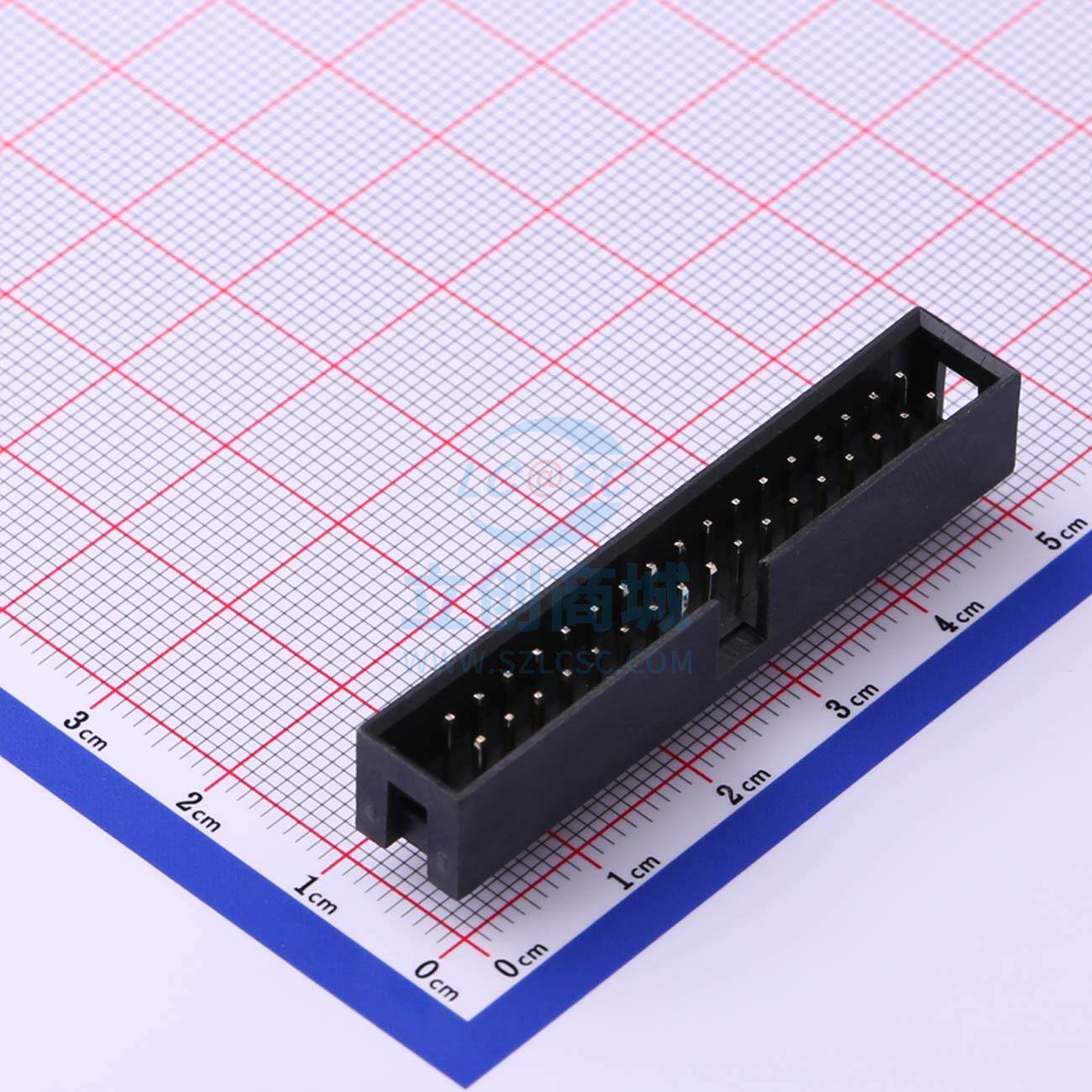 IDC连接器(牛角/简牛) X9555WV-2x17-PTV01 直插,P=2.54mm XKB Co