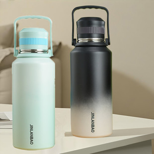 金蓝豹新款 316不锈钢保温杯男女大容量便携户外手提水壶学生水杯