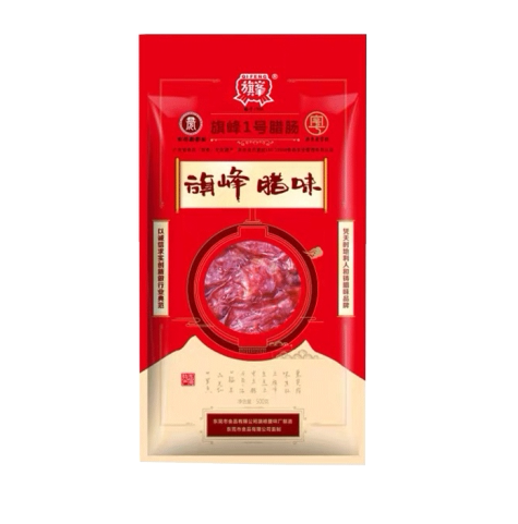 旗峰腊肠500g袋装/盒装阴凉避光
