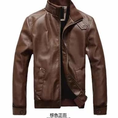 Men big yards of locomotive leather jacket add soft nap外套|msdalam kategori Pakaian Lelaki, pakaian kulit - dari Buy2taobao.com untuk memberikan perkhidmatan ejen Taobao profesional membeli