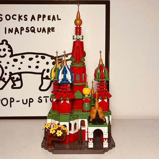 Bros 玩具 Block中国积木圣彼得堡城堡拼插建筑摆件男女孩儿童拼装