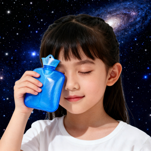 婴儿热水袋注水小号随身安全敷脸暖肚宝宝小暖水袋便携迷你暖手宝