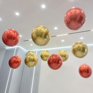 饰周年庆典天花板布置 520情人节商场珠宝店铺店庆开业空中气球装