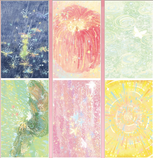 手账胶带花火绽放绿野春光记忆碎片拼图拼块流麻咕卡 小隐于野分装