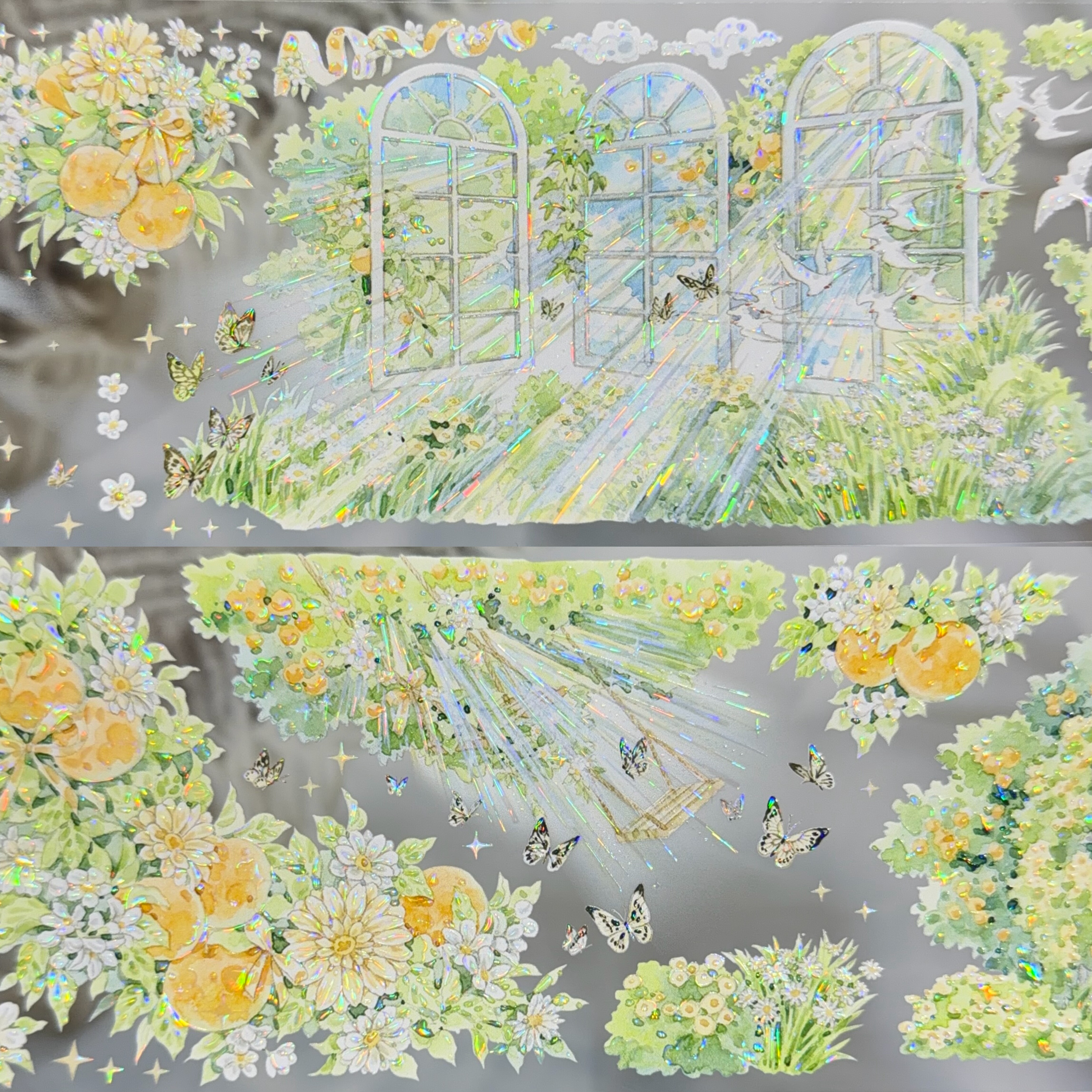 Likey分装手账胶带柑橘挽歌粉釉晨露樱镜踏春橘子粉花流麻背卡