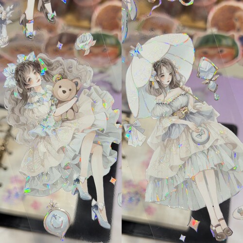一木一横分装手账胶带西子湖畔女孩素材流麻咕卡云集市新品