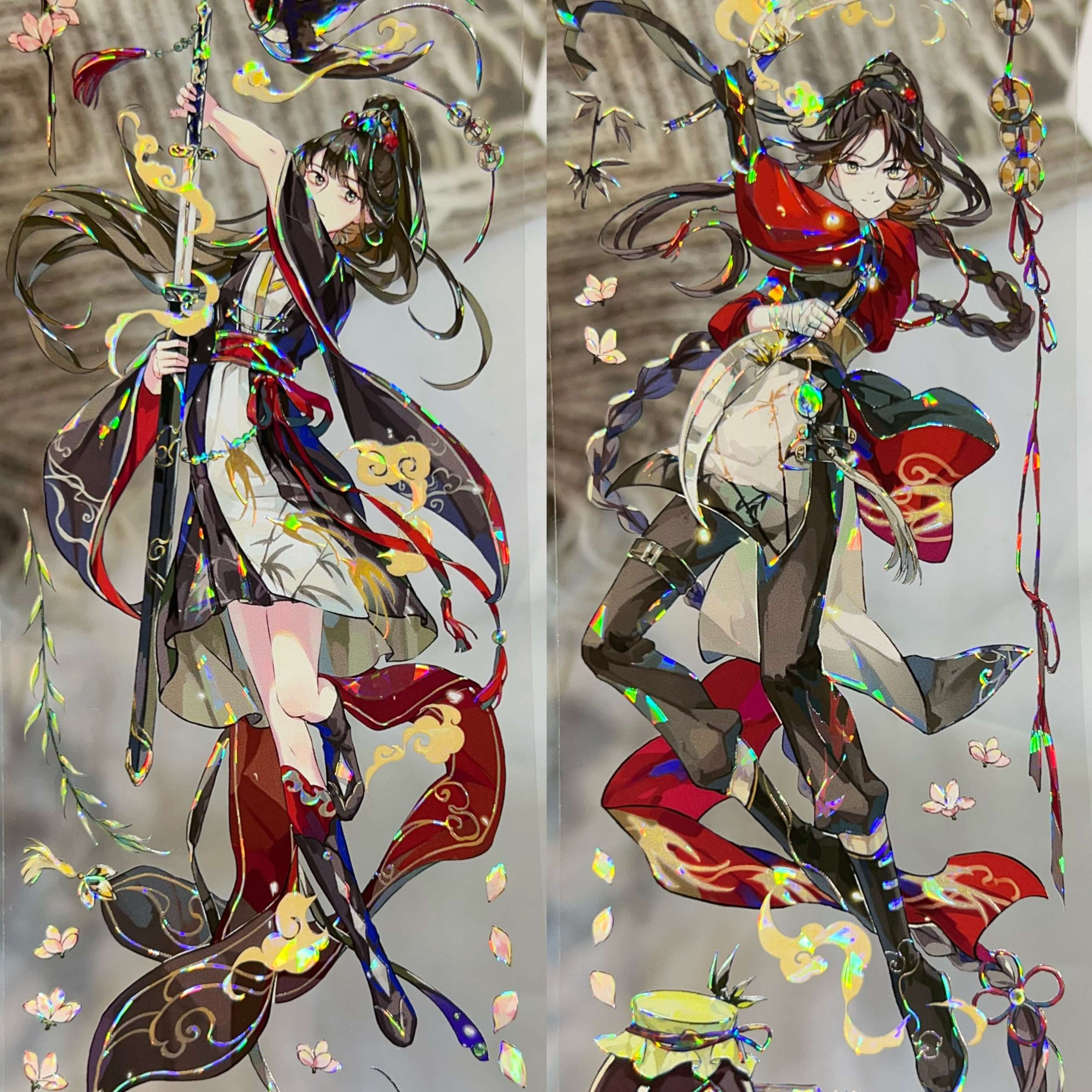 BOBO鱼分装胶带沙场秋点兵战碎山河赤月泣歌战场流麻咕卡手账