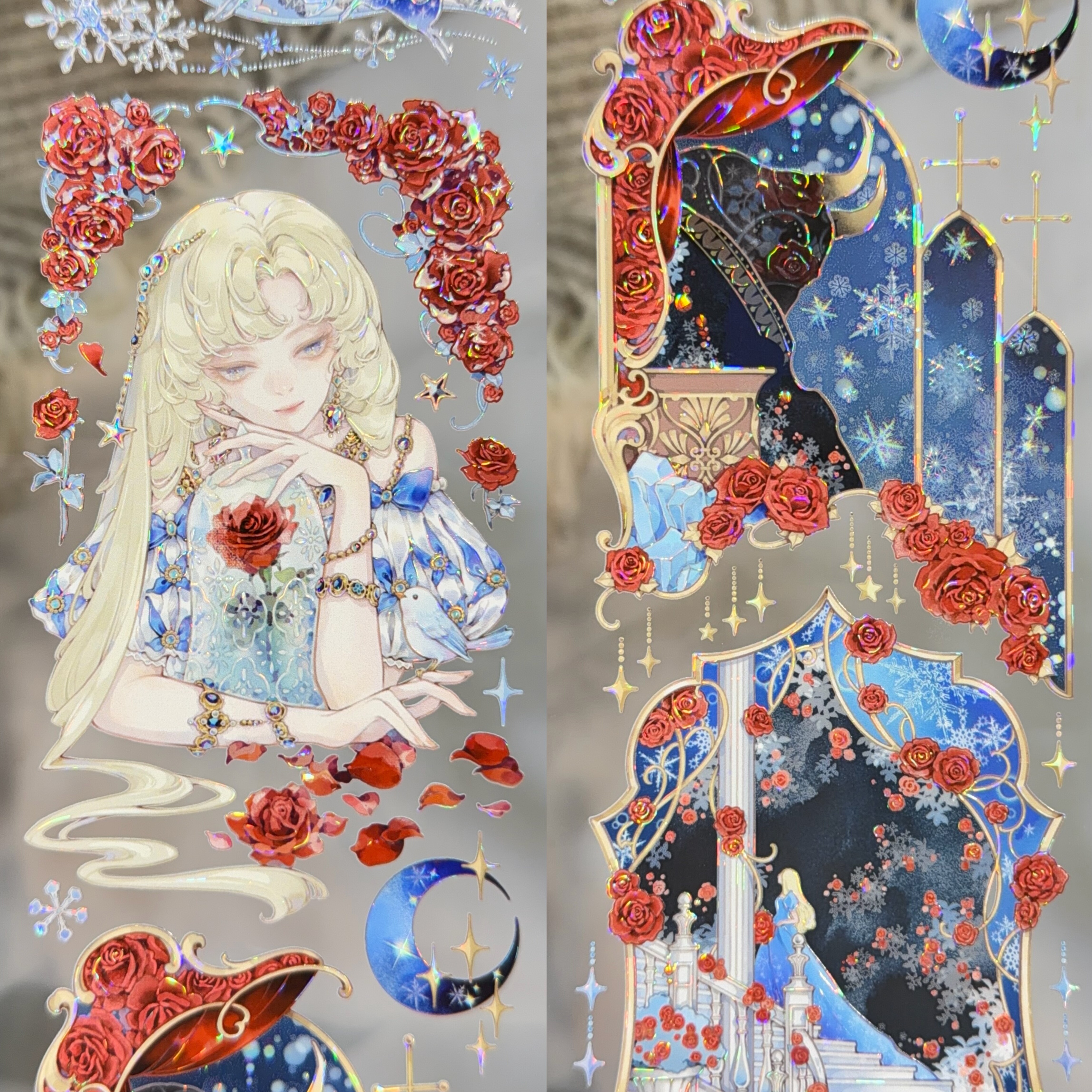 野葵分装手账胶带银霜幽庭鎏光倾城城堡楼梯流麻咕卡手机背卡,文具电教/文化用品/商务用品,和纸胶带,淘宝优惠券,粉丝福利购,淘宝优惠卷