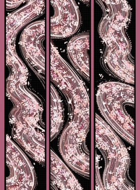 Wines分装手账胶带花海流燕素墙寓言醇咖午后雨落大背景咕卡背卡