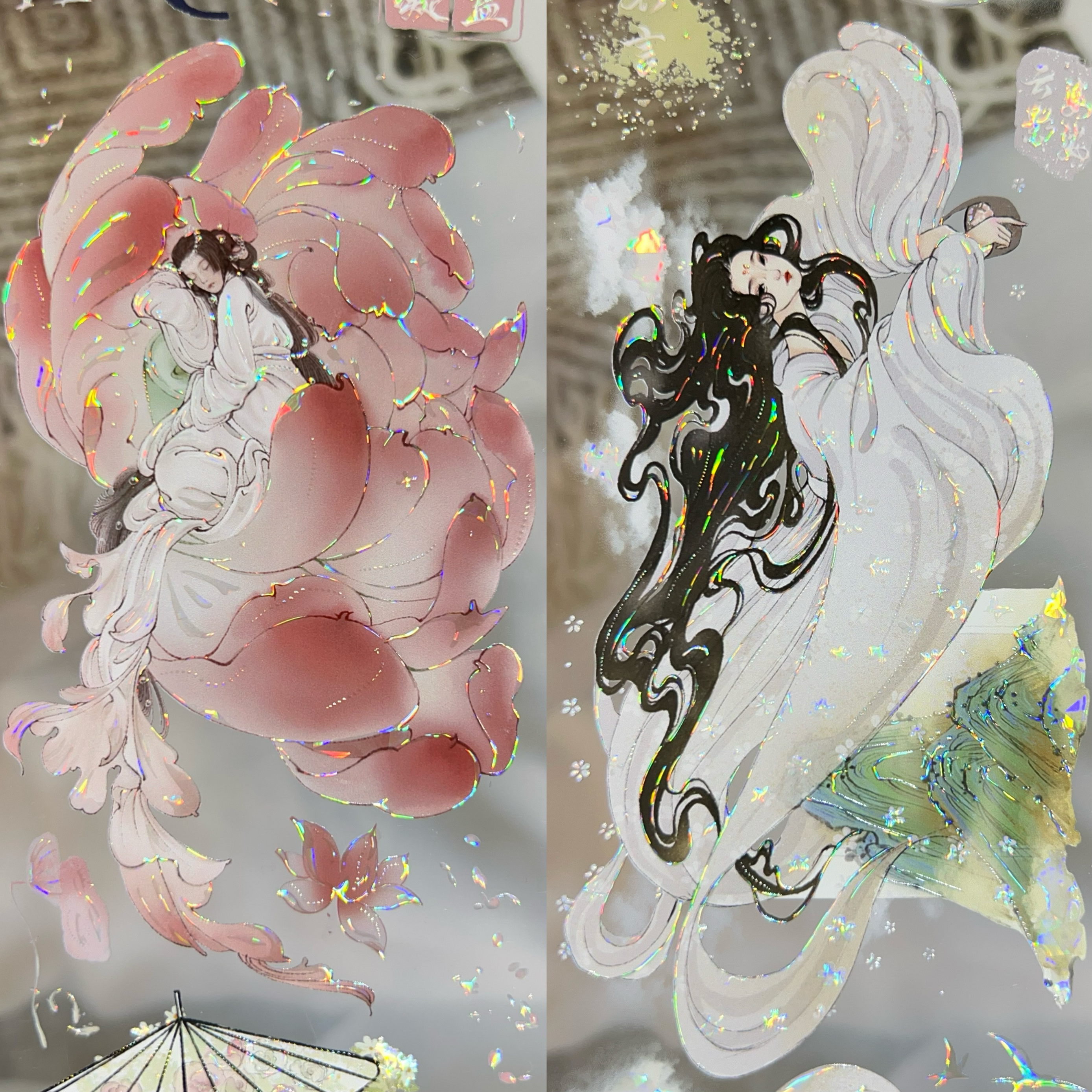 Dailylife分装手账胶带洛神赋瑶光引画中人香酥糯菩提心人物古风