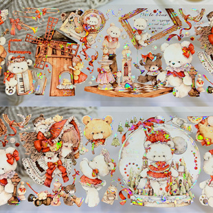 分装胶带专属熊熊谧野之森巴斯特的守护GraceGift狮子太太合集