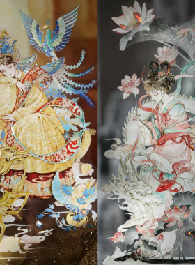 第九航道分装胶带万物赋灵坠梦浮图塔镜花缘送风晓蝶国风系列人物