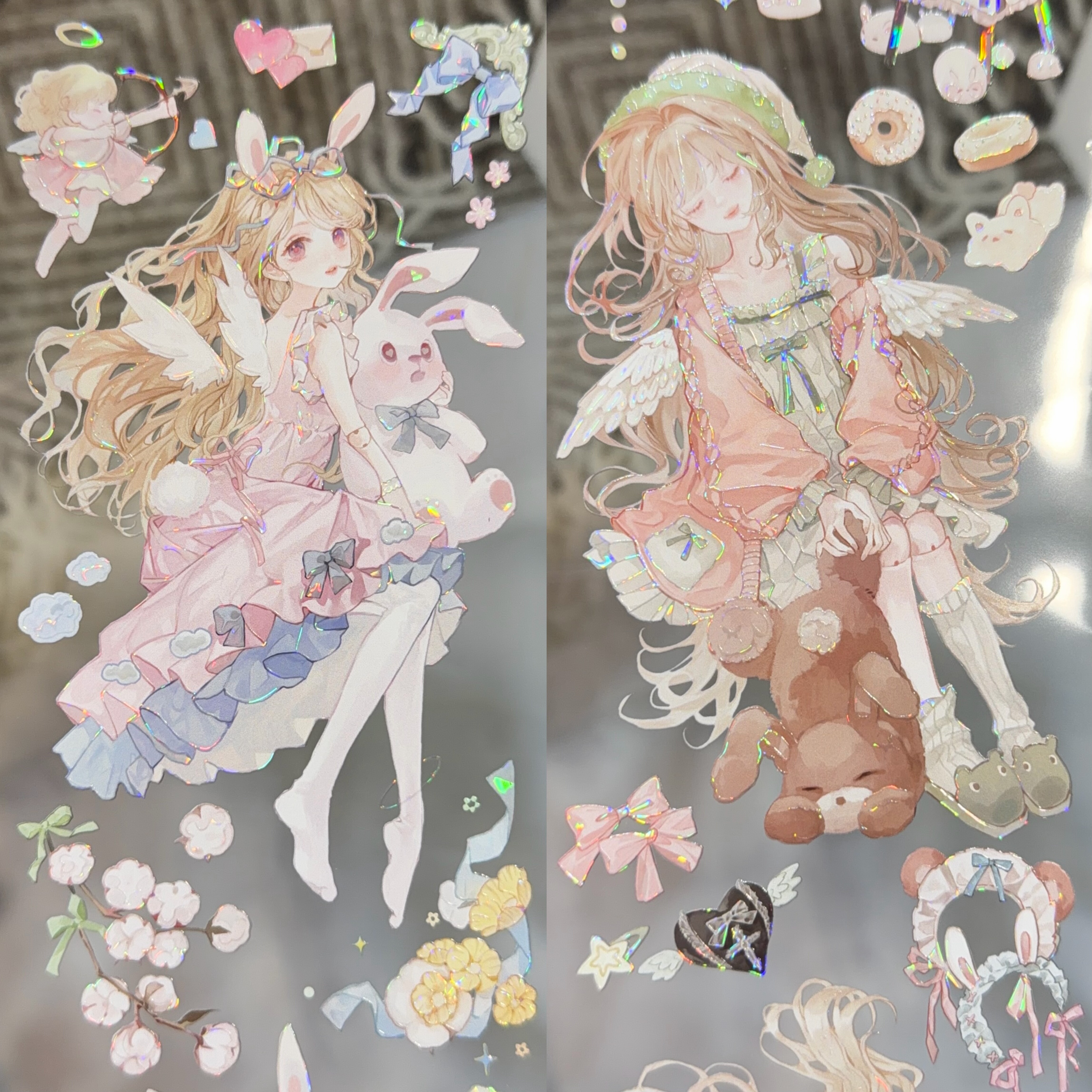 吾心分装胶带坠入梦境九州梦人物可爱古风女孩流麻咕卡贴纸云集市