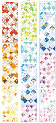 风见幸山分装手账胶带樱庭屏风元气MAX一树光四季物语大背景流麻