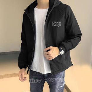 深秋初冬夹棉外套男棉衣大码宽松胖子秋冬男士二棉夹克棉服薄棉袄