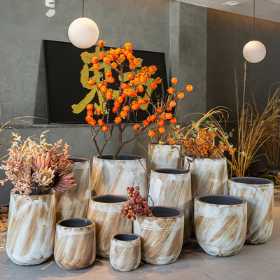 景德镇陶瓷花盆加厚特大号