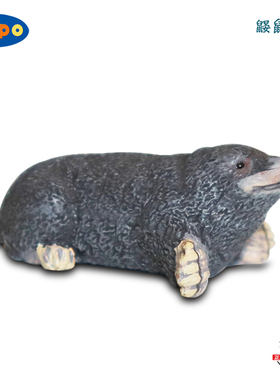 法国PAPO2020年新款鼹鼠仿真塑料静态动物玩具认知模型摆件50265