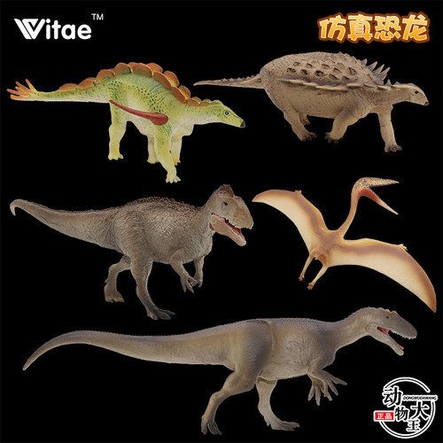 VITAE恐龙玩具霸王龙尾羽龙模型