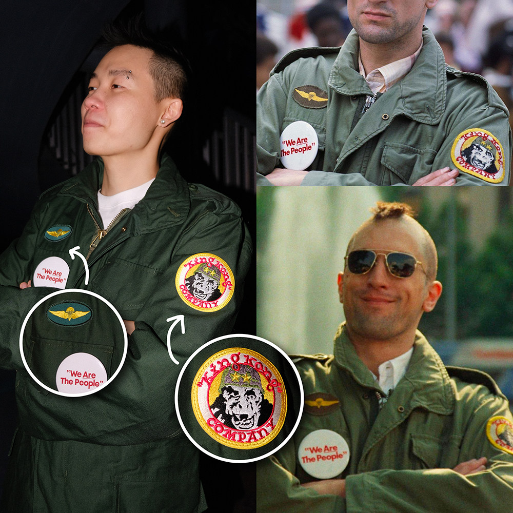 手工自制瓜杨师同款阿美咔叽美式工装复刻出租车司机m65夹克外套