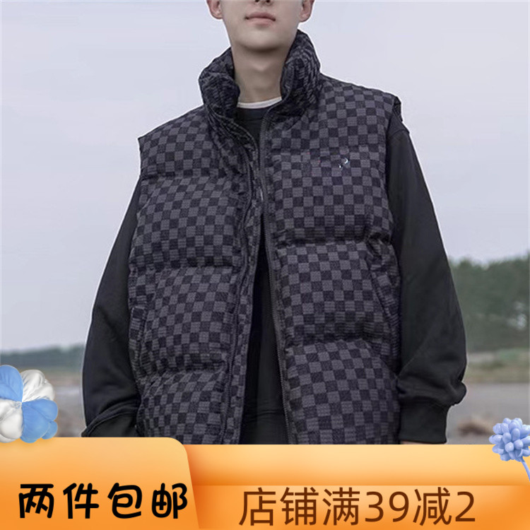 226男宽松面包服背心羽绒马甲纸样棉服时尚休闲外穿潮流裁剪图纸