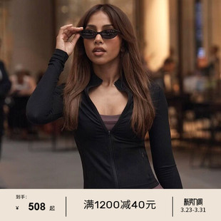 新款 夹克STAR健身瑜伽女LJ LornaJane运动上衣瑜伽服外套卫衣罩衫