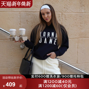 秋冬绒LornaJane运动上衣罩衫 瑜伽服FLEECE健身网球女LJ 卫衣长袖
