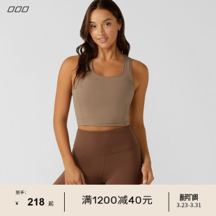 瑜伽跑步日常休闲LJ FAST无袖 LornaJane运动背心上衣紧身短款 修身