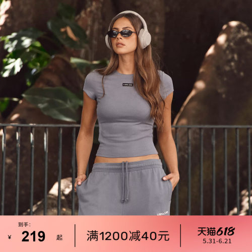 LornaJane轻薄修身瑜伽短袖T恤