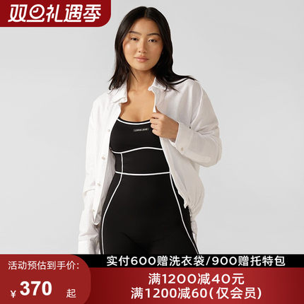 LornaJane运动上衣罩衫瑜伽服衬衫PULL长袖健身跑步户外女LJ