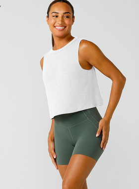 LornaJane运动背心上衣罩衫无袖ZIPPORA镂空美背瑜伽日常休闲女LJ