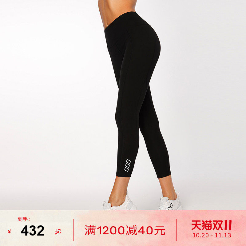 LornaJane提臀高腰蜜桃Booty紧身九分运动裤训练瑜伽服健身服女