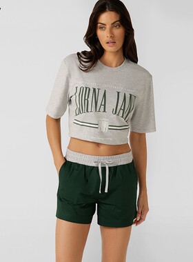 LornaJane运动上衣罩衫T恤宽松修身FIT瑜伽健身跑步日常休闲女LJ
