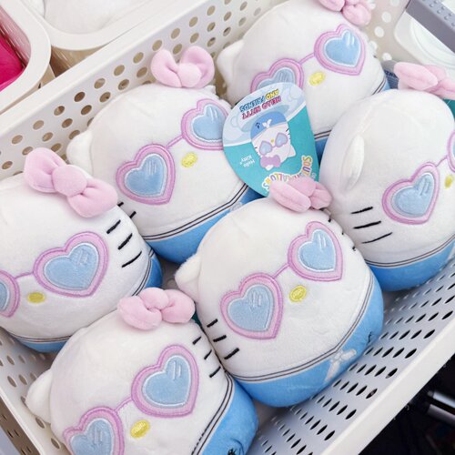 squishmallows毛绒玩偶捏捏KITTY美乐联名款玩具礼物收藏可爱出口